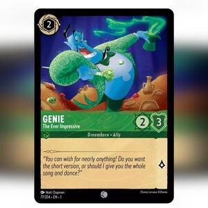 Genie 🔥 Disney Lorcana Trading Card TCG
